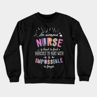 An awesome Nurse Gift Idea - Impossible to Forget Quote Crewneck Sweatshirt